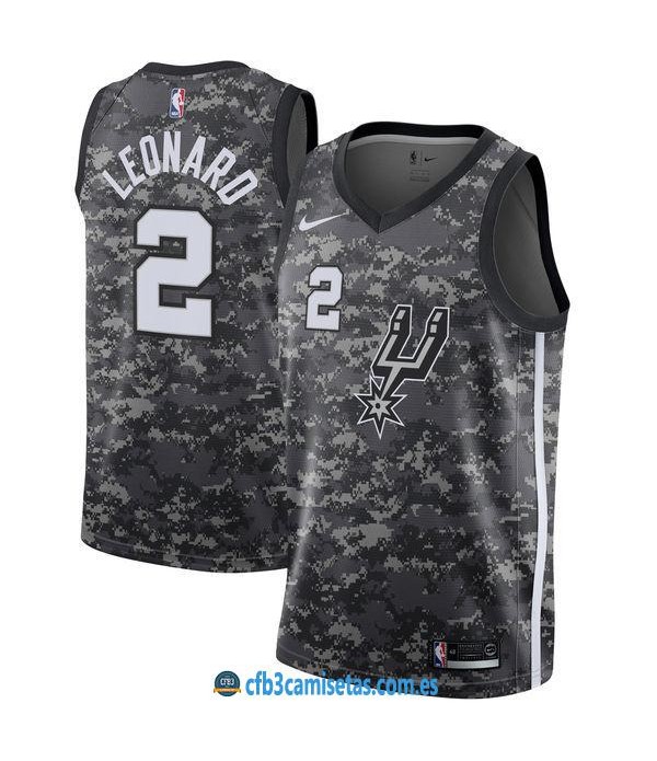 CFB3-Camisetas Kawhi Leonard San Antonio Spurs City Edition