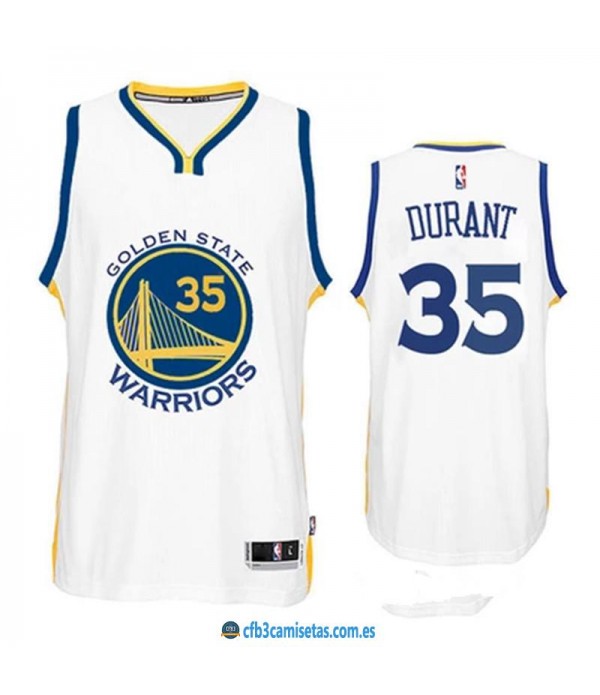 CFB3-Camisetas Kevin Durant Golden State Warriors Home
