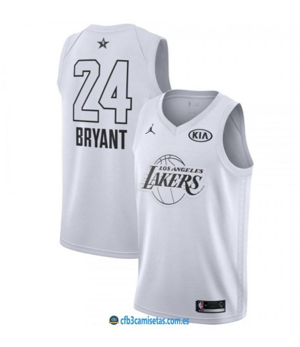 CFB3-Camisetas Kobe Bryant 2018 All Star White