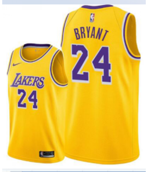 CFB3-Camisetas Kobe Bryant Los Angeles Lakers Icon 2019