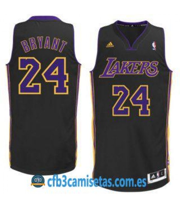 CFB3-Camisetas Kobe Bryant Los Angeles Lakers Negr...