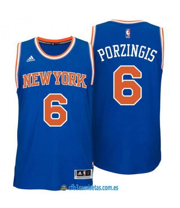 CFB3-Camisetas Kristaps Porzingis New York Knicks Azul