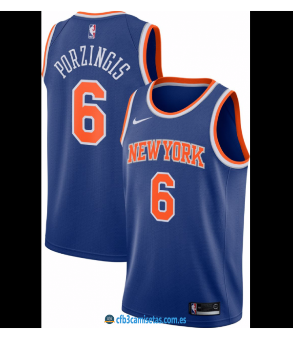 CFB3-Camisetas Kristaps Porzingis New York Knicks ...