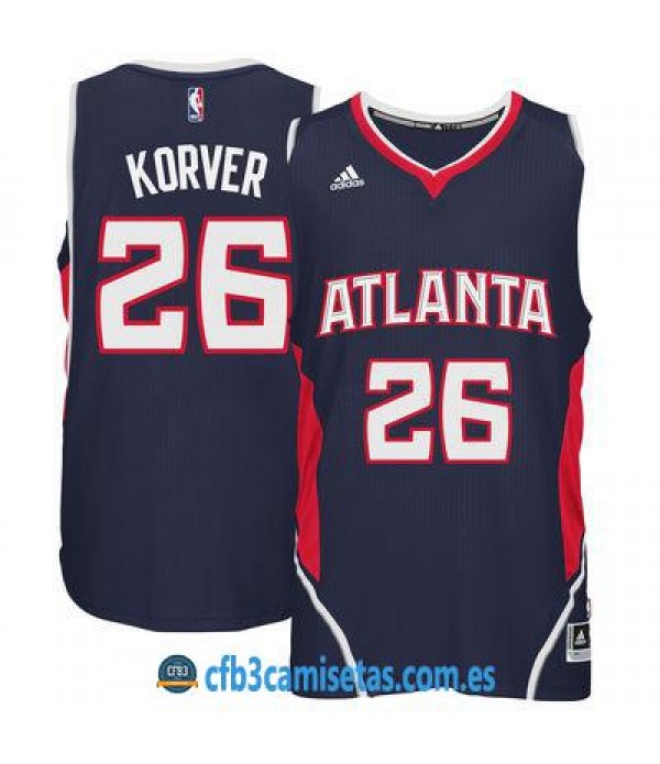 CFB3-Camisetas Kyle Korver Atlanta Hawks Road