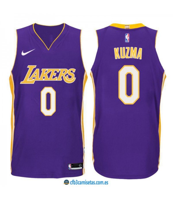 CFB3-Camisetas Kyle Kuzma Los Angeles Lakers State...