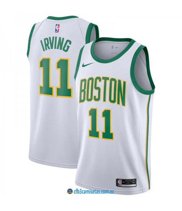 CFB3-Camisetas Kyrie Irving Boston Celtics 2018 2019 City Edition