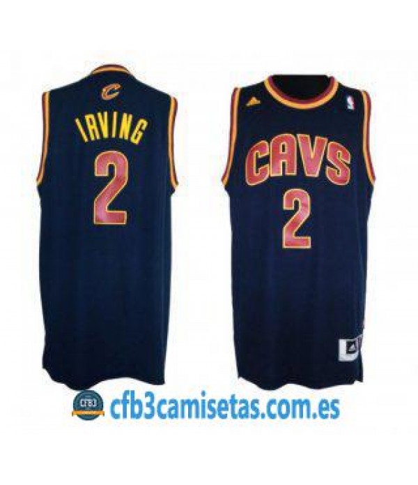 CFB3-Camisetas Kyrie Irving Cleveland Cavaliers Azul