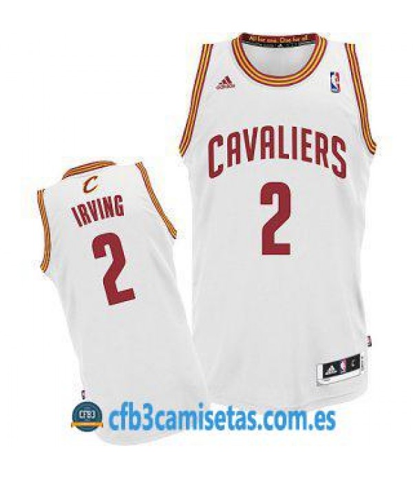 CFB3-Camisetas Kyrie Irving Cleveland Cavaliers Blanca