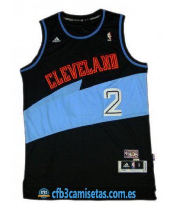 CFB3-Camisetas Kyrie Irving Cleveland Cavaliers Negra/Azul