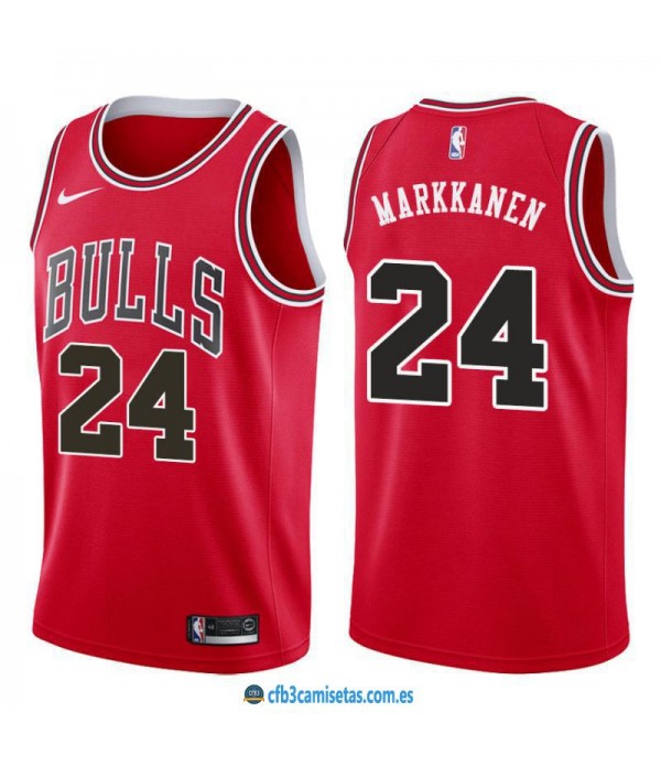 CFB3-Camisetas Lauri Markkanen Chicago Bulls Icon