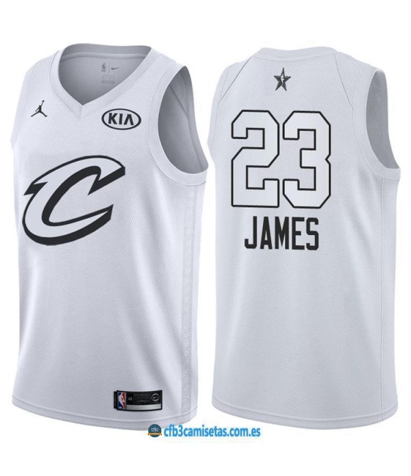 CFB3-Camisetas LeBron James 2018 All Star Black