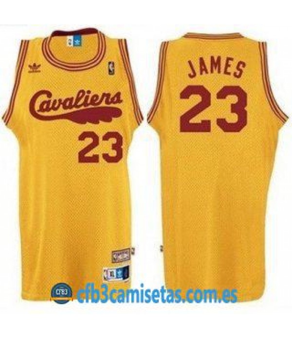 CFB3-Camisetas LeBron James Cleveland Cavaliers RE...