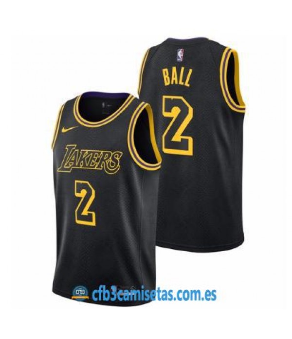 CFB3-Camisetas Lonzo Ball Los Angeles Lakers City ...