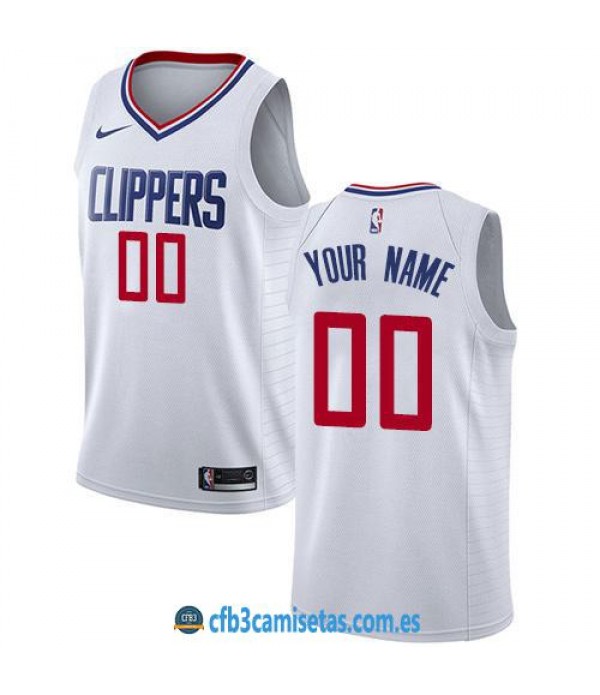 CFB3-Camisetas Los Angeles Clippers Association PERSONALIZABLE