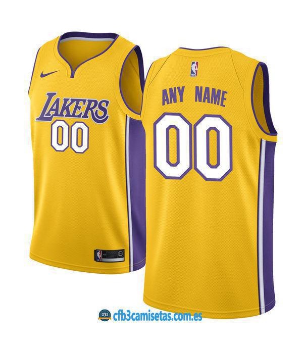 CFB3-Camisetas Los Angeles Lakers Icon PERSONALIZABLE