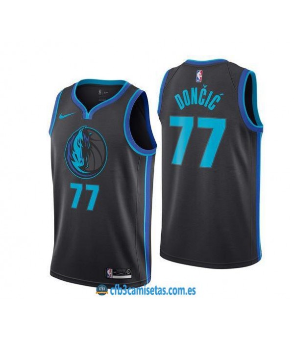 CFB3-Camisetas Luka Doncic Dallas Mavericks City Edition 2019