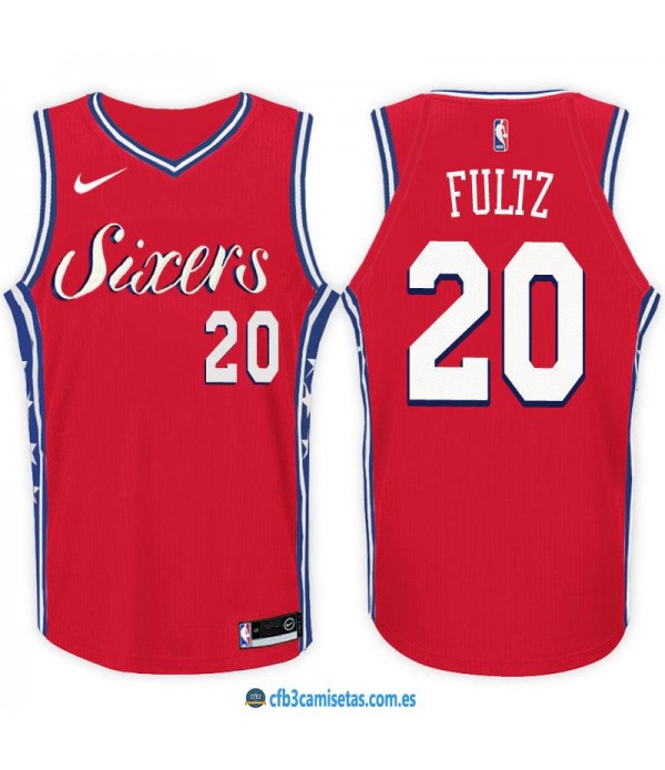 CFB3-Camisetas Markelle Fultz Philadelphia 76ers Statement