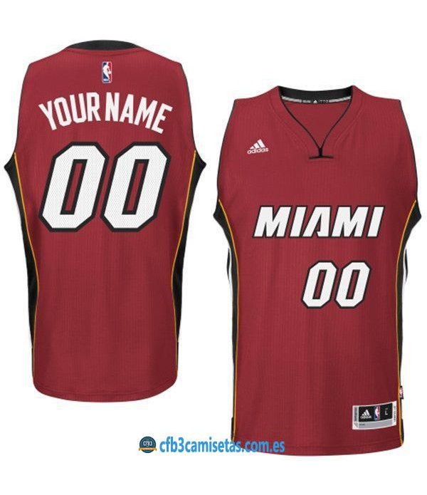 CFB3-Camisetas Miami Heat Alternate PERSONALIZABLE