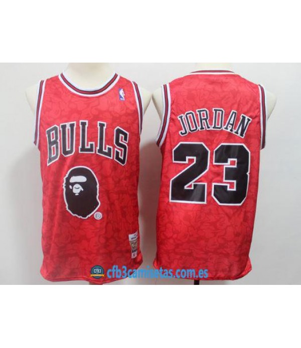 CFB3-Camisetas Michael Jordan Chicago Bulls BAPE