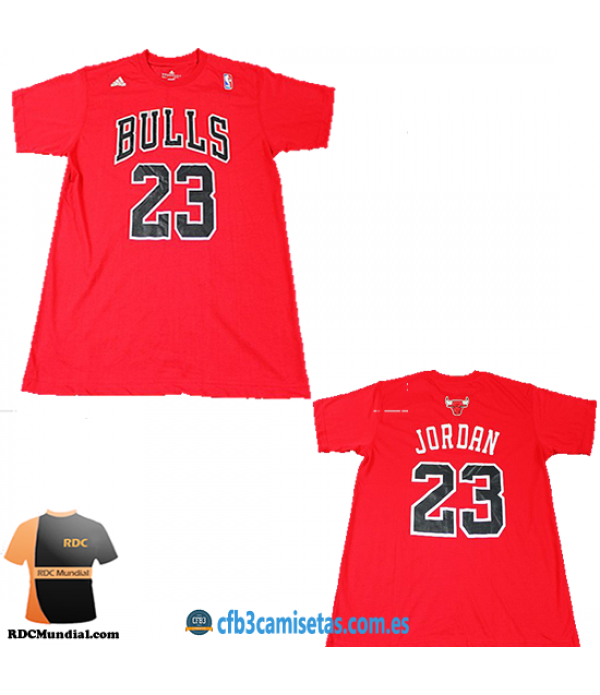 CFB3-Camisetas Michael Jordan Chicago Bulls Mangas