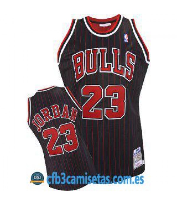 CFB3-Camisetas Michael Jordan Chicago Bulls Rayas