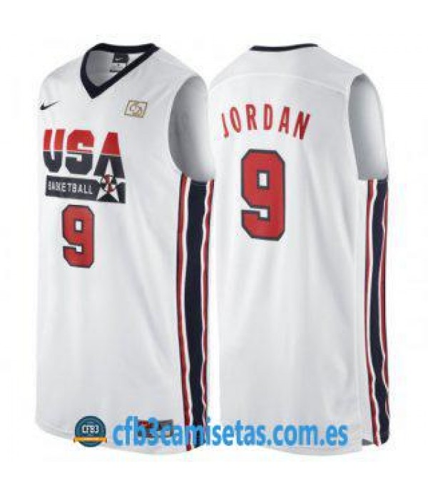 CFB3-Camisetas Michael Jordan USA Dream Team