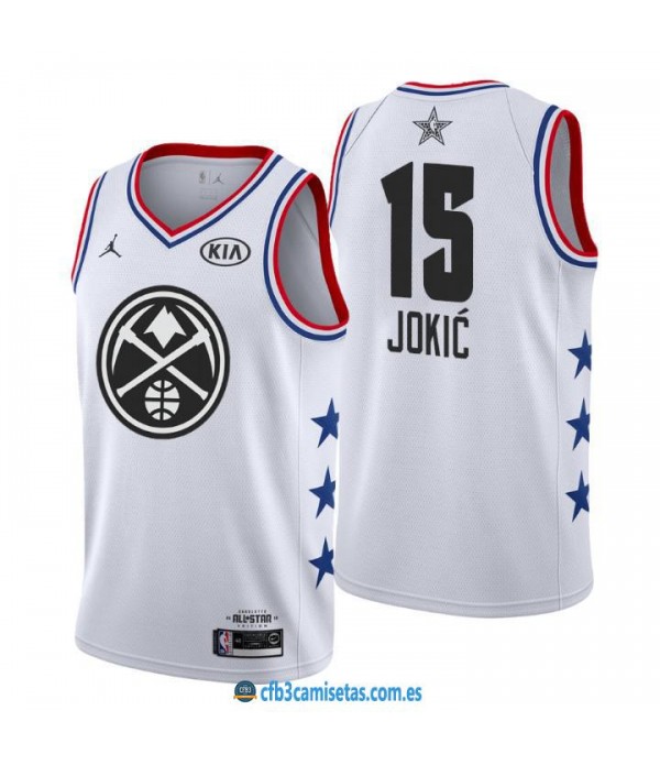 CFB3-Camisetas Nikola Jokić 2019 All Star White