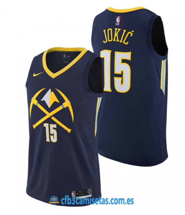 CFB3-Camisetas Nikola Jokic Denver Nuggets City Edition