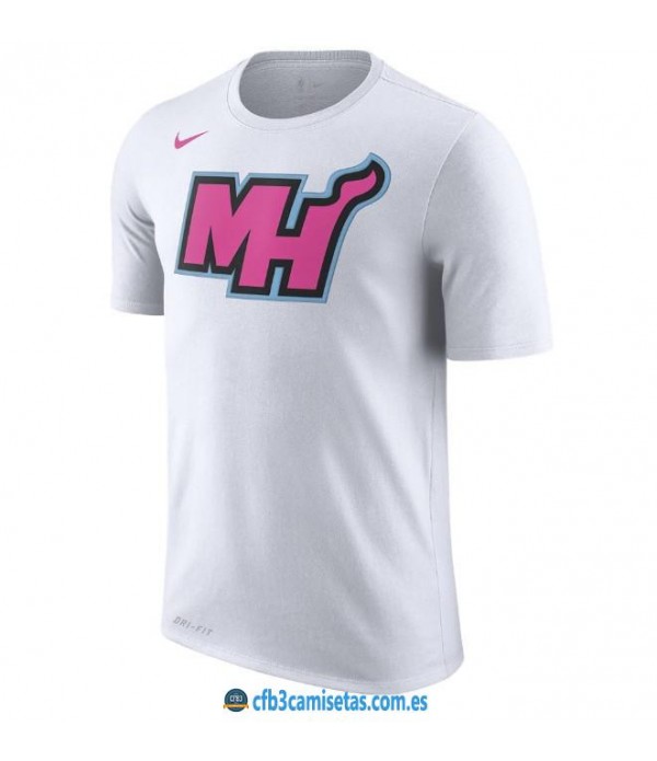 CFB3-Camisetas NoName Miami Heat Sleeve Edition Bl...