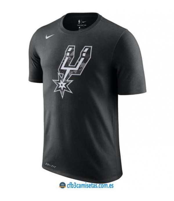 CFB3-Camisetas NoName San Antonio Spurs Sleeve Edi...