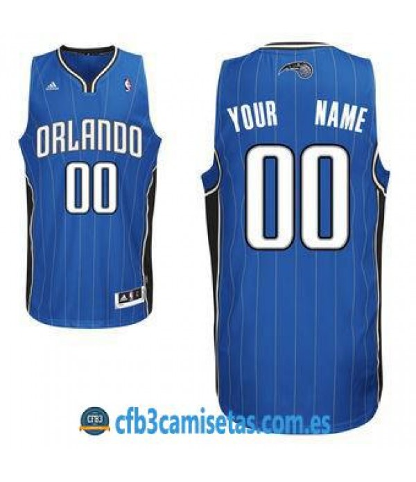 CFB3-Camisetas Orlando Magic Bllue PERSONALIZABLE