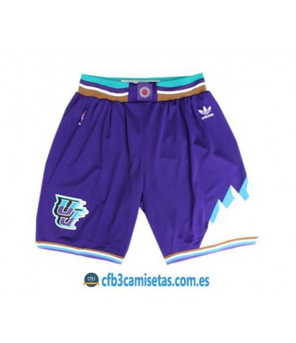 CFB3-Camisetas Pantalones Utah Jazz Blue