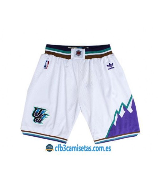 CFB3-Camisetas Pantalones Utah Jazz White