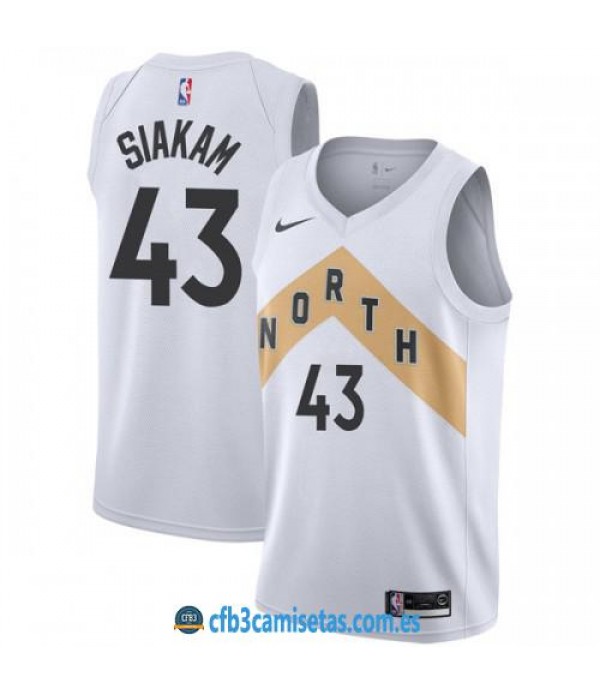 CFB3-Camisetas Pascal Siakam Toronto Raptors City Edition