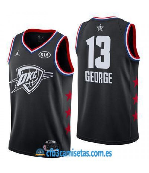 CFB3-Camisetas Paul George 2019 All Star Black