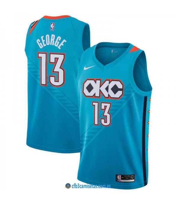 CFB3-Camisetas Paul George Oklahoma City Thunder 2...