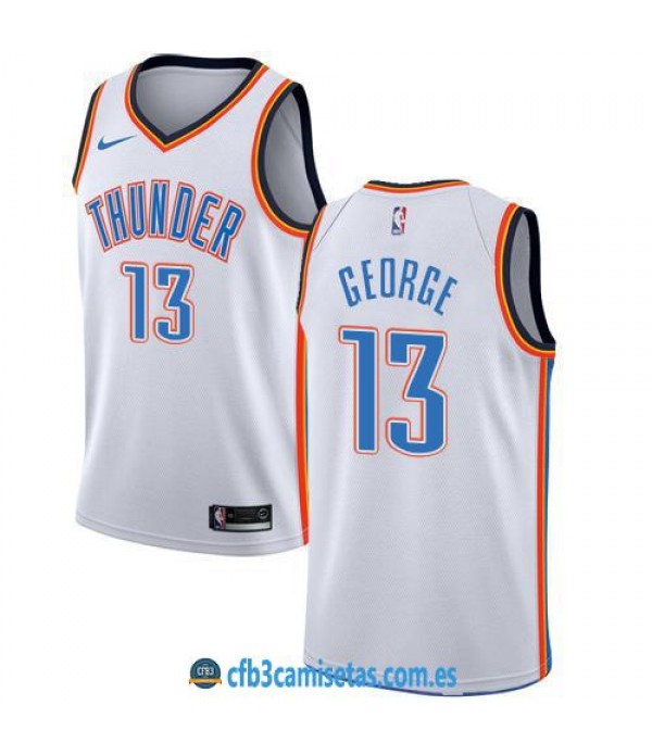 CFB3-Camisetas Paul George Oklahoma City Thunder A...
