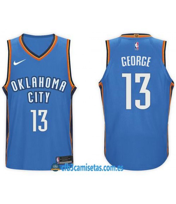 CFB3-Camisetas Paul George Oklahoma City Thunder I...