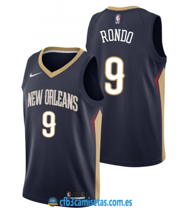 CFB3-Camisetas Rajon Rondo New Orleans Pelicans Ic...