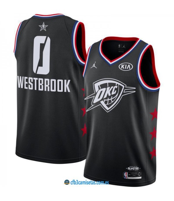 CFB3-Camisetas Russell Westbrook 2019 All Star Black