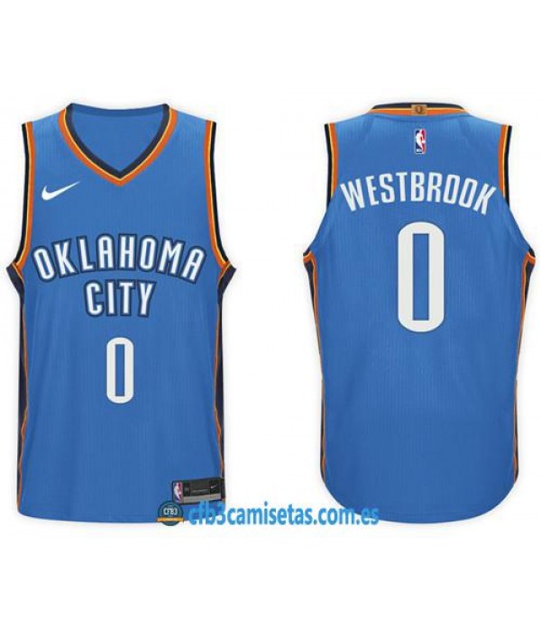 CFB3-Camisetas Russell Westbrook Oklahoma City Thu...