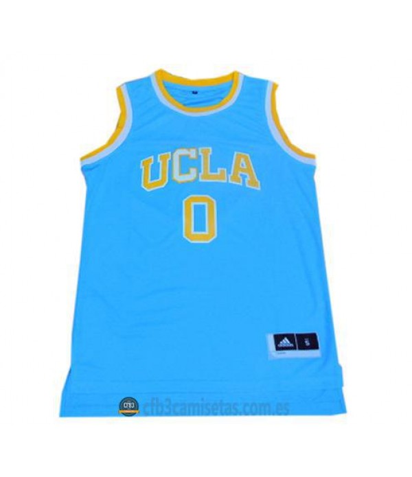 CFB3-Camisetas Russell Westbrook UCLA Bruins Blue