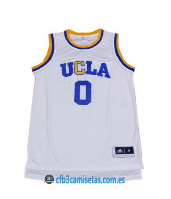 CFB3-Camisetas Russell Westbrook UCLA Bruins White