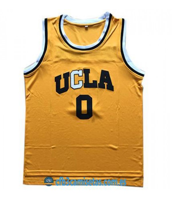 CFB3-Camisetas Russell Westbrook UCLA Bruins Yellow