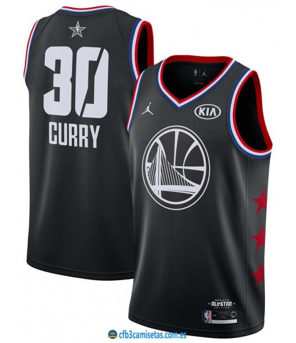CFB3-Camisetas Stephen Curry 2019 All Star Black