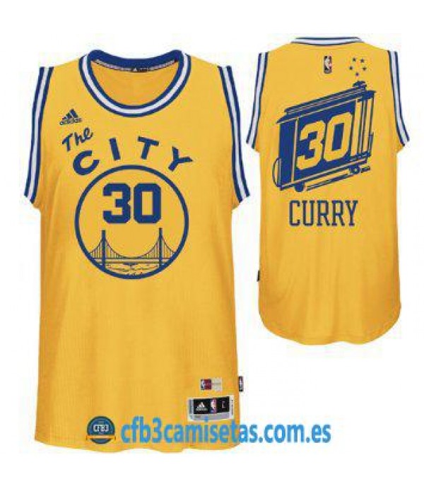 CFB3-Camisetas Stephen Curry Golden State Warriors The City