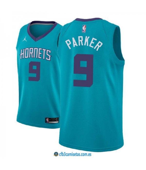 CFB3-Camisetas Tony Parker Charlotte Hornets 2018 2019 Icon Edition