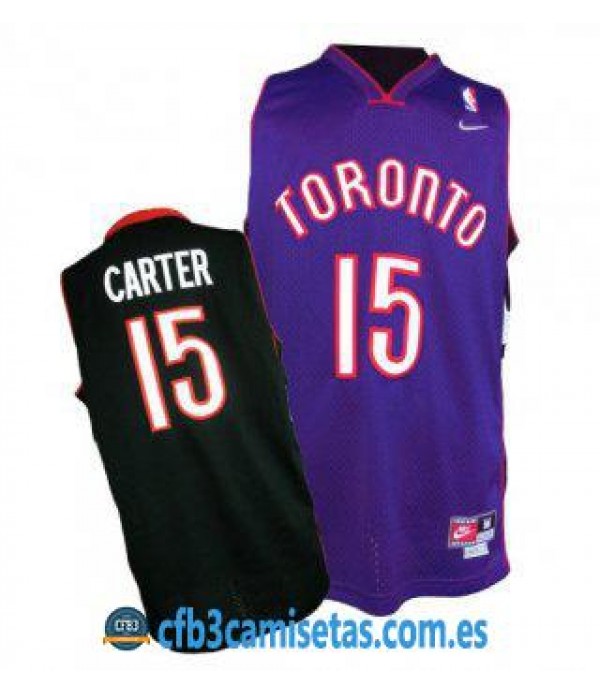 CFB3-Camisetas Vince Carter Toronto Raptors Bicolo...