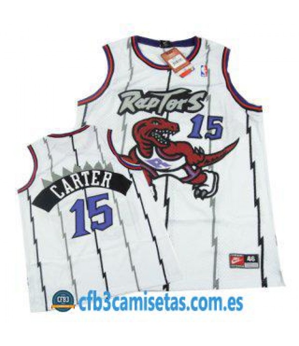 CFB3-Camisetas Vince Carter Toronto Raptors Blanca