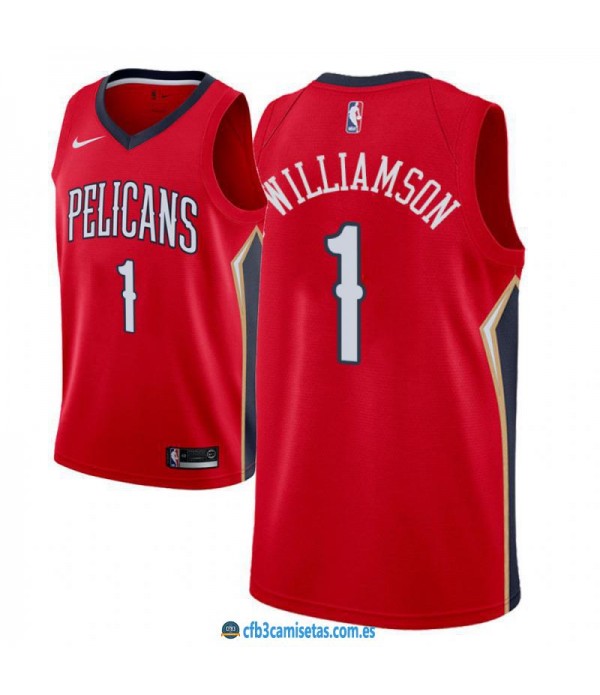 CFB3-Camisetas Zion Williamson New Orleans Pelicans 2018 2019 Statement